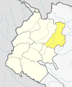 Location of Bajura District