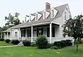 side view of Baker-Haigh-Nimocks House