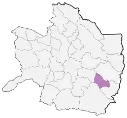 Location of Bakharz County in Razavi Khorasan province