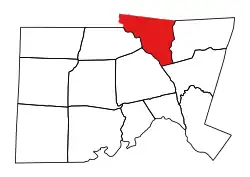 Location of Baldwin Township in Chatham County