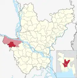 Location of Baliakandi