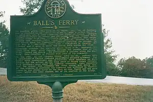 Ball's Ferry Landing has been designated as a site on the March to the Sea Heritage Trail.