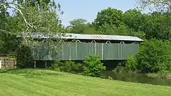 Ballard Road Covered Bridge, northwest of Jamestown