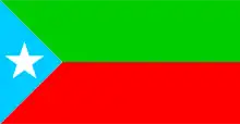 Flag of Baloch Republican Party and Balochistan Liberation Army