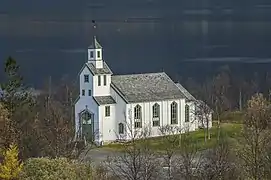 Balsfjord Church in October 2015