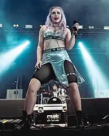 Skye Sweetnam with Sumo Cyco at Download Festival 2019