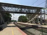 Bangalore East railway station, pedestrian crossing