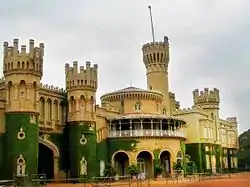 Image 17Bangalore Palace, built in 1887, was home to the rulers of Mysore (from History of Bangalore)