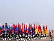 Bengali Army marching in Victory Day Parade.