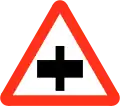 Crossroad with a minor ahead