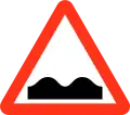 Uneven road