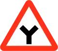 Y-junction ahead