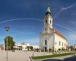 A church in Bánovce nad Bebravou