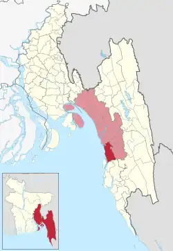 Location of Banskhali