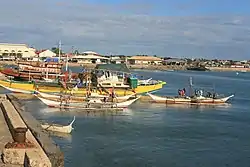 Bantayan municipality from far end of quay