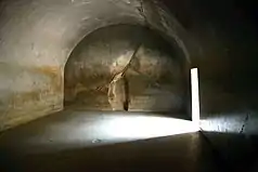 Polished interior of Sudama, in the Barabar Caves, 3rd century BCE.