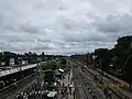 Bird's eye view of Barasat Junction railway station