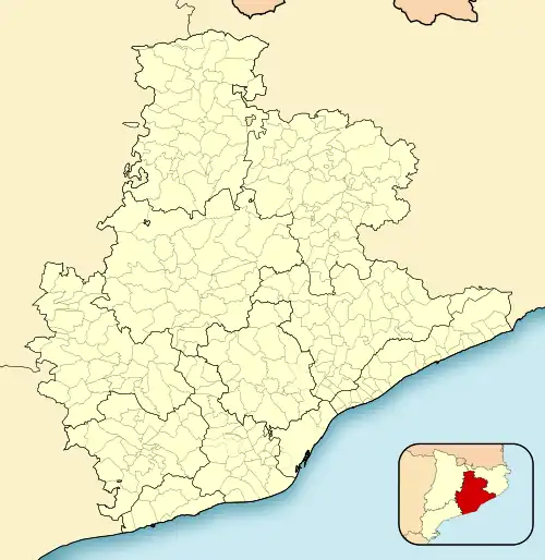 Cervelló is located in Province of Barcelona