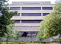 Barco Law building viewed from Forbes Quad