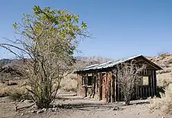 Abandoned building at Barker Ranch