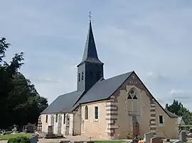 The church in Barneville-sur-Seine