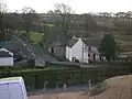 Giffen Mill and the old Miller's house from the village of Barrmill