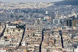 South façade from El Panecillo