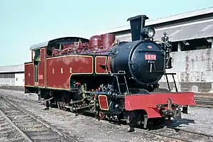 No. 1201 at Dar es Salaam railway station in 1968