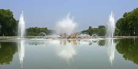 The Bassin d'Apollon in the Gardens of Versailles