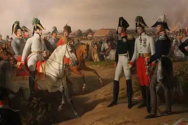 The Battle of Leipzig (detail)