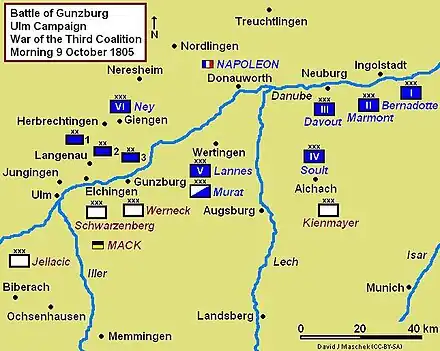 Battle of Günzburg, October 9, 1805