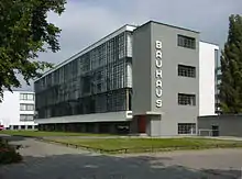 Bauhaus Dessau building, built 1925–1926