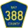 County Road 388 marker