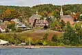 Bayfield, Wisconsin seen from the harbor