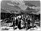 Bazaar in Okumi, 1884