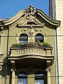 Detail of a balcony