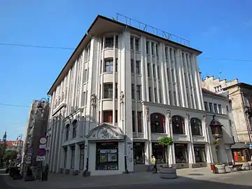 Department Store "Jedynak", at 15 Gdańska Street (1910–1911), registered on Kuyavian-Pomeranian Heritage list.