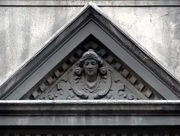 Detail of pediment