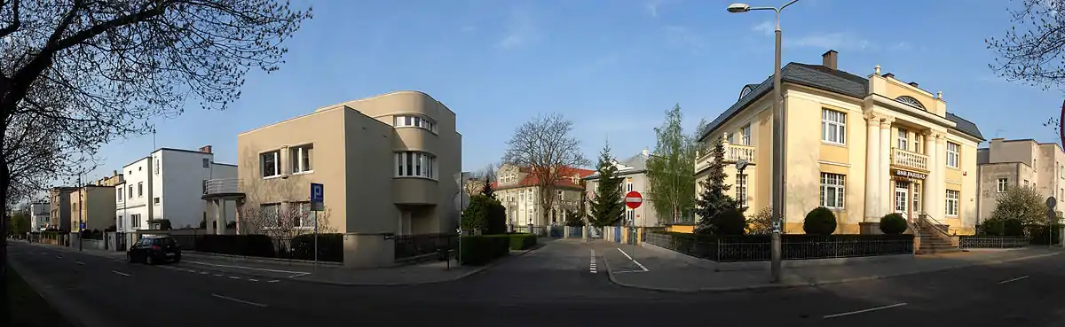 View of houses in Sielanka district