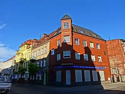 View from street crossing