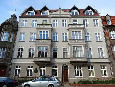 main elevation on the street