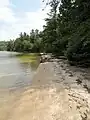 Hidden beach on Beaverhouse Lake