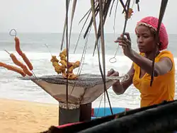 Image 6A beachside barbecue at Sinkor, Monrovia, Liberia (from Liberia)