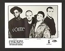 Beats International, 1990.  From L to R: Lester Noel, Norman Cook, Lindy Layton, Andy Boucher