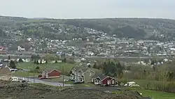 Beauceville seen from the hospital