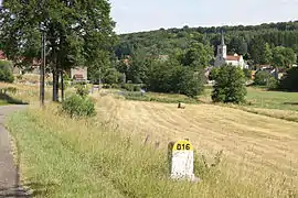 The road into Beaulieu