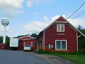 The former railroad station in Beaver Falls