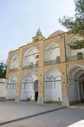 Facade of the church.