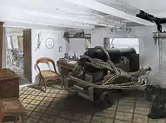 Gunfire Casement on the Frigate "Oslyabya"