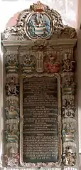 Tombstone of Ludwig von Gemmingen (died 1771)